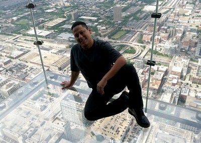 High in the Sky At Willys Tower in Chicago, Illinois