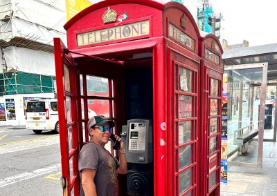 Calling The Queen in London, the Capital of England