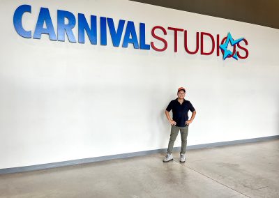 At the Carnival Studios in Davie, Florida