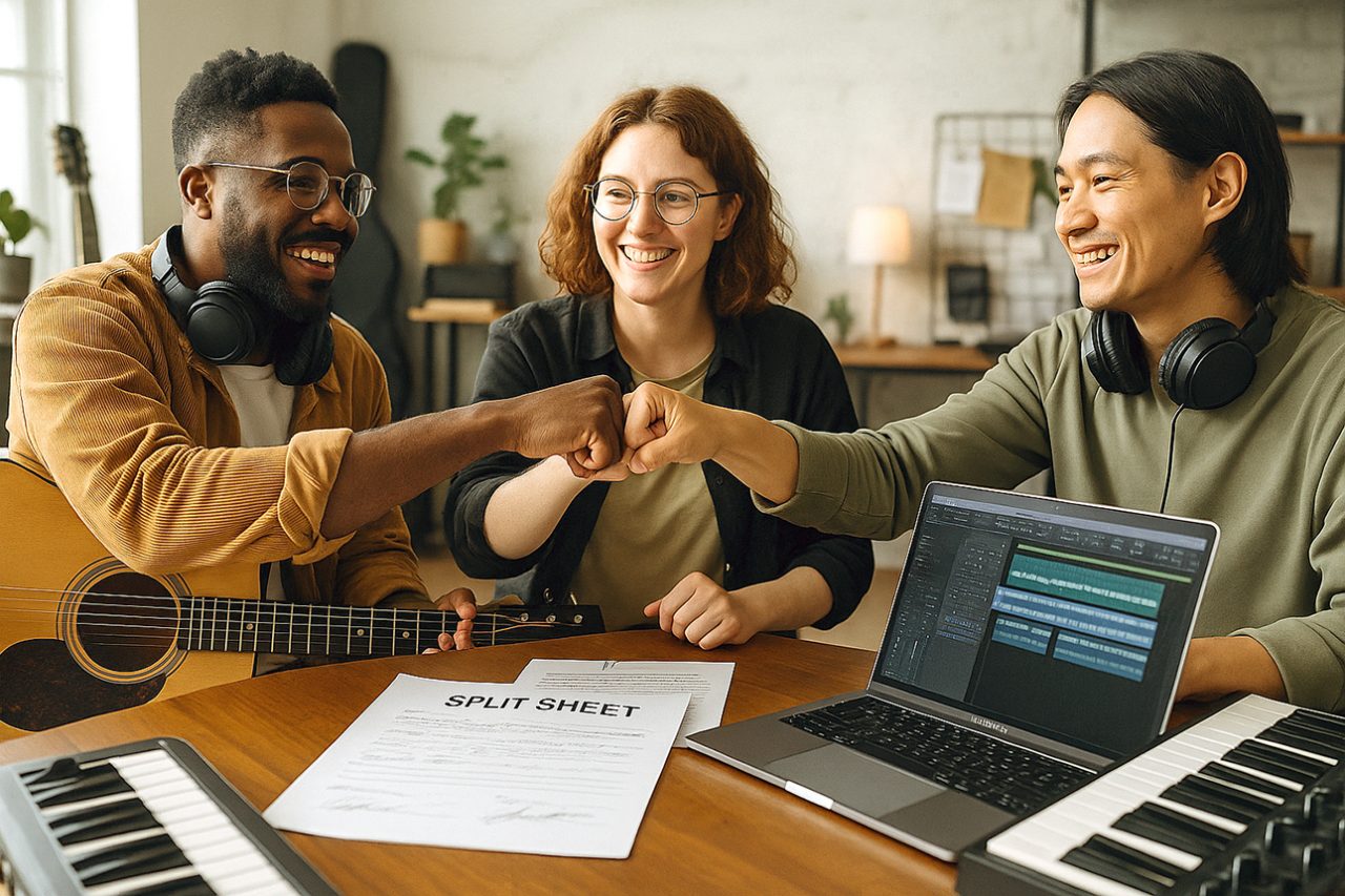 Co-writing, split-sheets, and music collaborations
