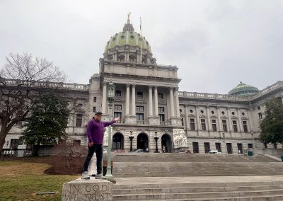 At the Pennsylvania State Capitol Complex