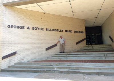 At the University of Arkansas School of Music