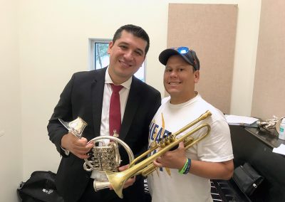 With Trumpet Extraordinaire Pacho Flores
