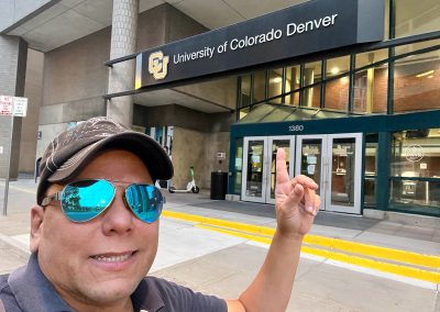 At the University of Colorado in Denver, Colorado